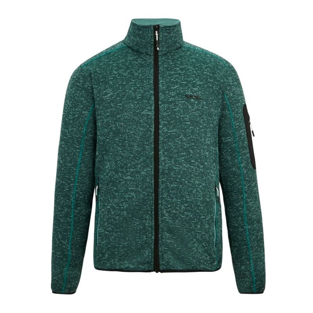 Regatta Mens Newhill Marl Full Zip Fleece Jacket / Arctic